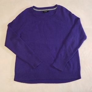 100% Cashmere Royal Purple Sweater